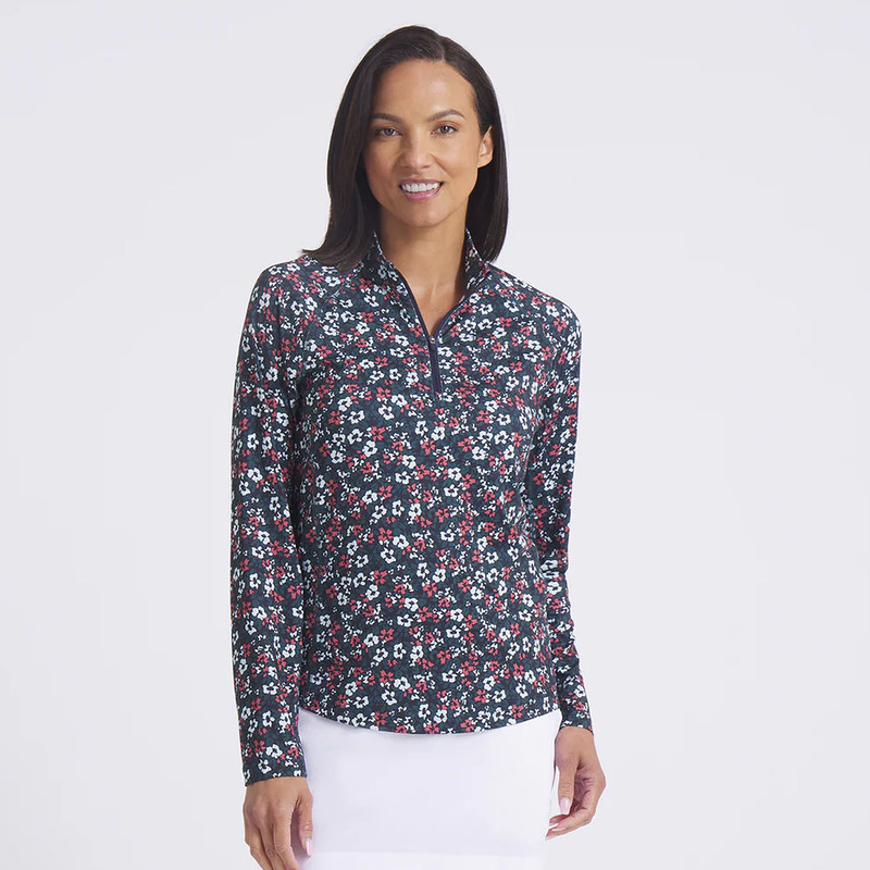 Puma Floral Burst YouV Long Sleeve Mock