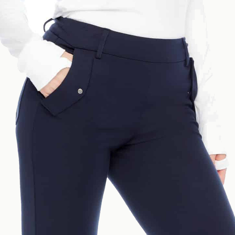 Swing Control Patch Pocket Ponte Ankle Pant