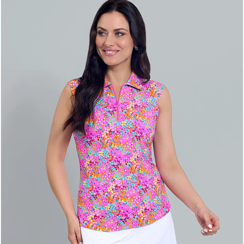 IBKUL Allana Sleeveless Polo