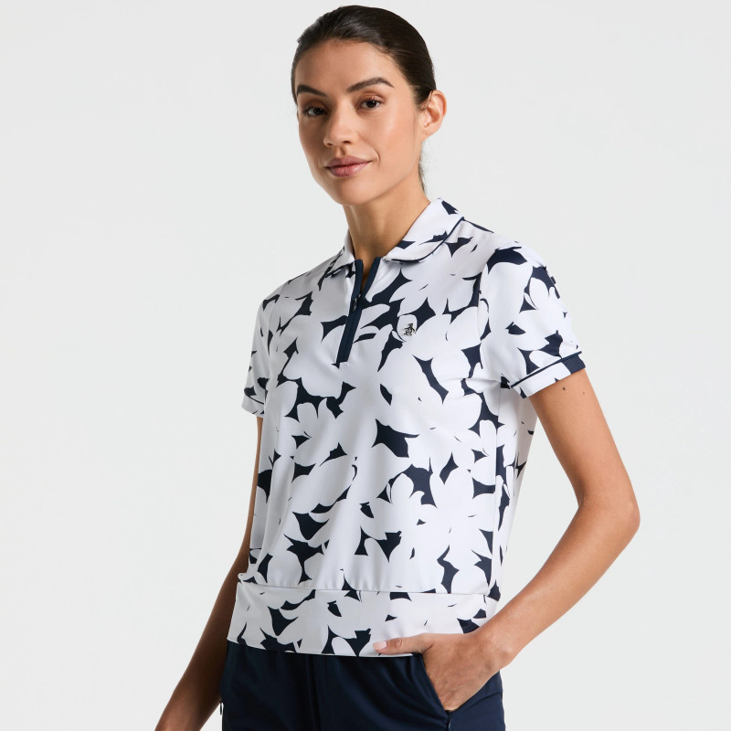 Original Penguin Riviera Floral Short Sleeve Golf Polo