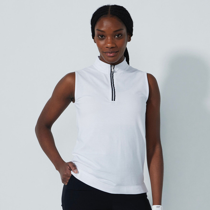 Daily Sports Kim Sleeveless Cotton Pique Polo [F25]