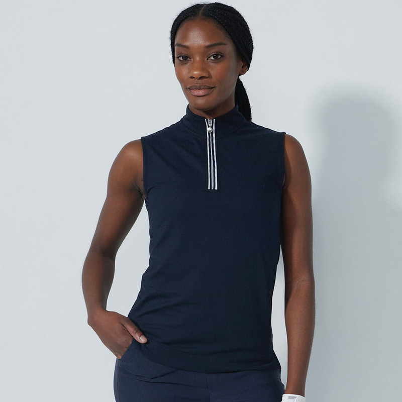 Daily Sports Kim Sleeveless Cotton Pique Polo [F25]