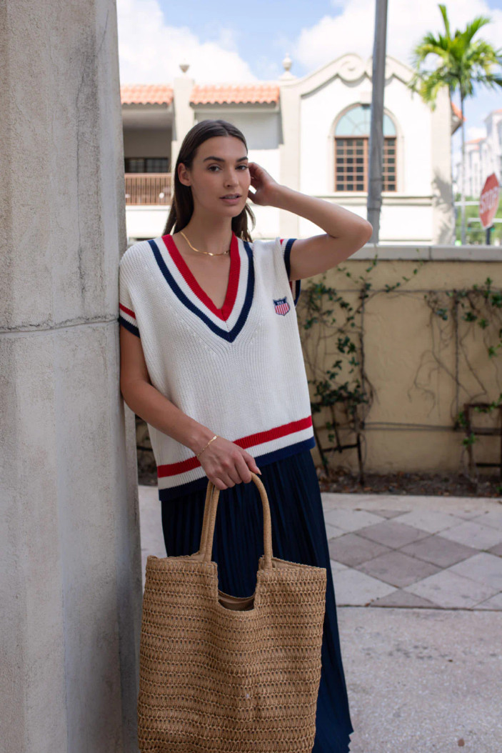 Ellsworth+Ivey American Shield Sweater Vest