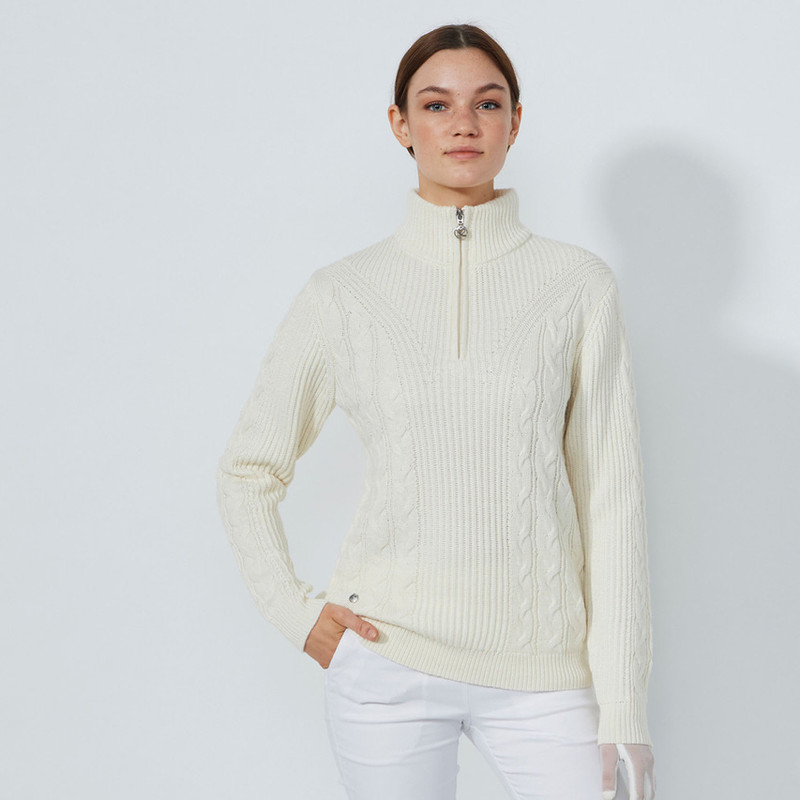 Daily Sports Cable Knit Pullover Sweater