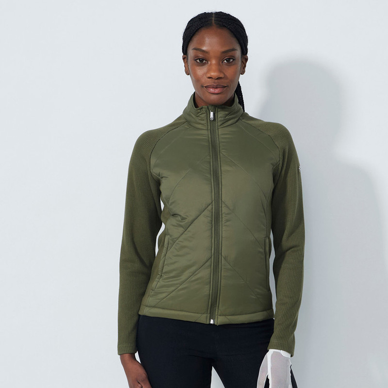 Daily Sports Quilt Sweater Knit Hybrid Jacket [F25]