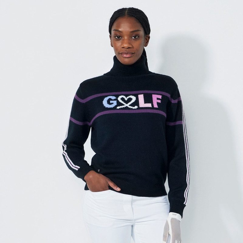 Daily Sports Golf Logo Roll-Neck Pullover Daily Sports Golf Logo Roll-Neck Pullover