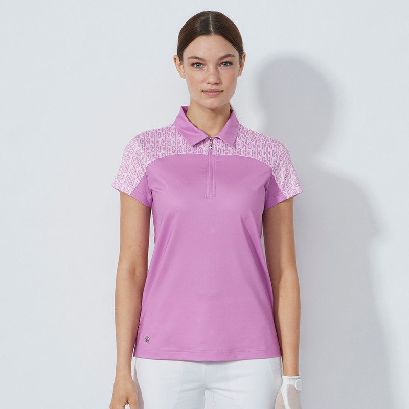 Daily Sports Veronica Insert Cap Sleeve Polo Daily Sports Veronica Insert Cap Sleeve Polo