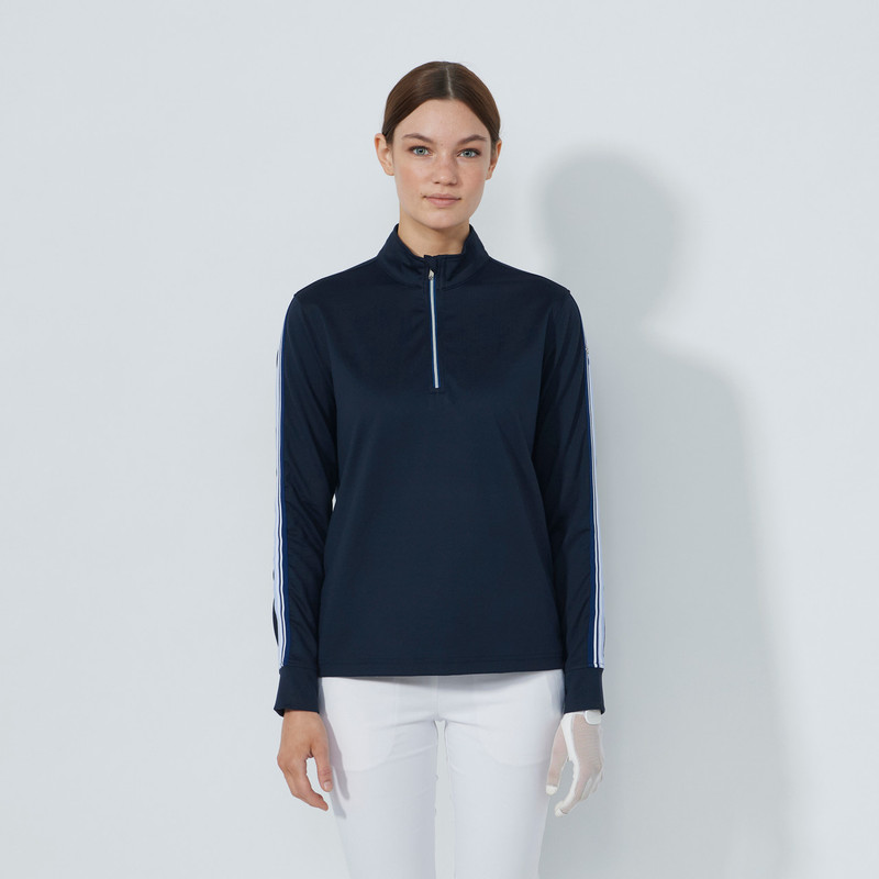 Daily Sports White/Veronica Long Sleeve Mock