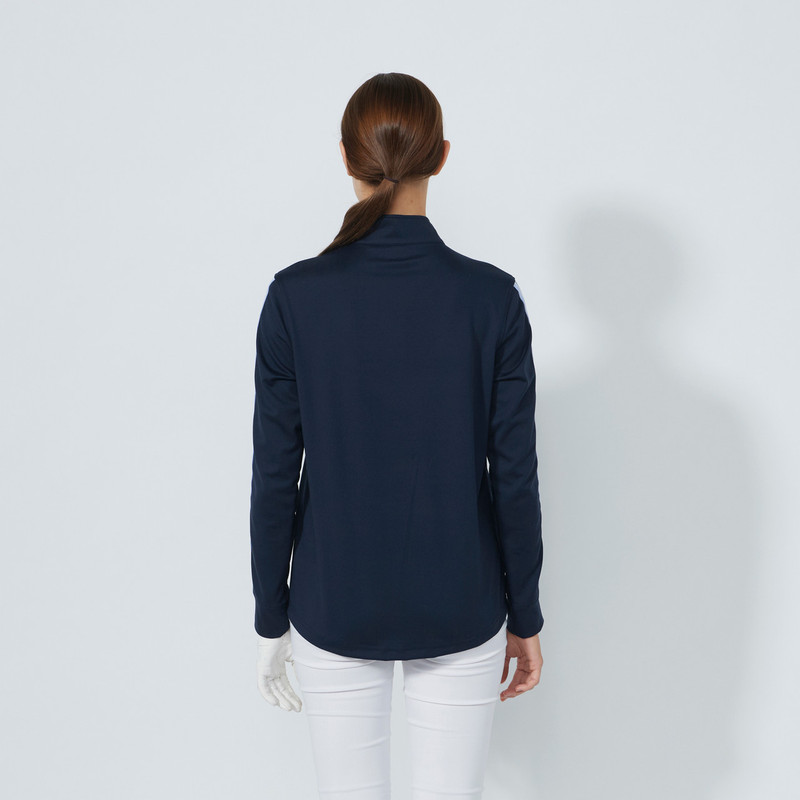 Daily Sports White/Veronica Long Sleeve Mock