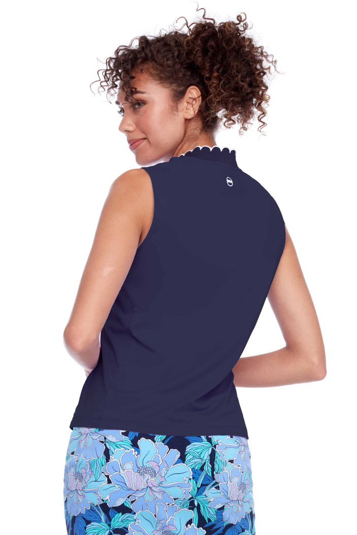 Swing Control Velocity Sleeveless Scallop Mock [2026]