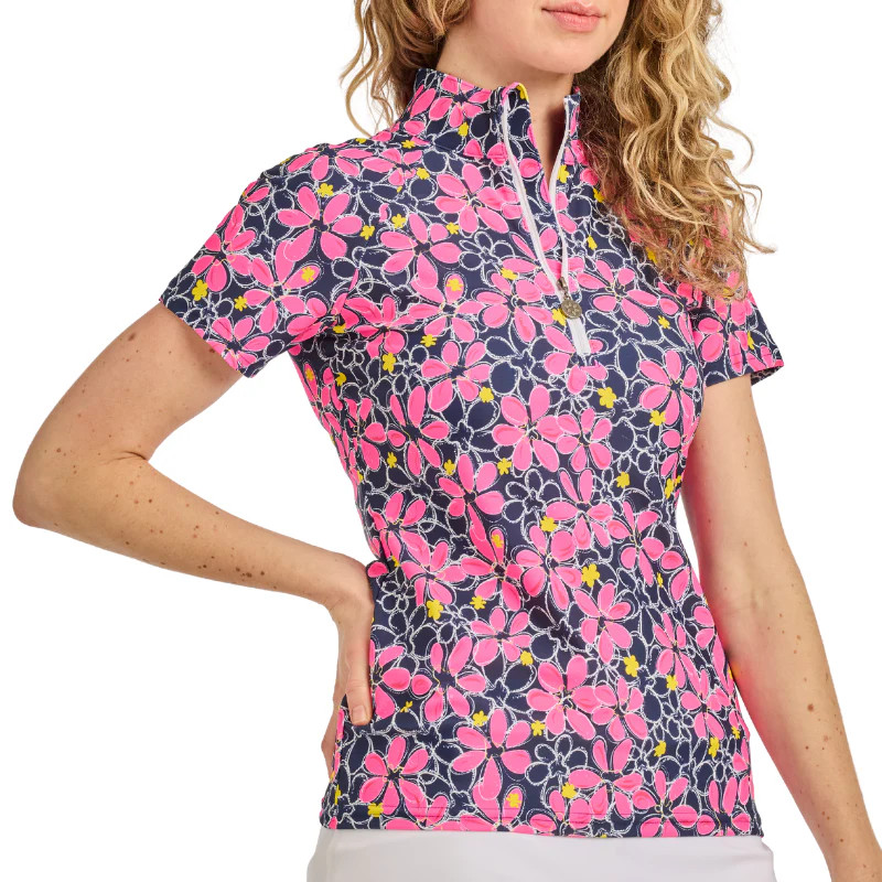 TzuTzu Late Bloomer Lucy Short Sleeve Mock
