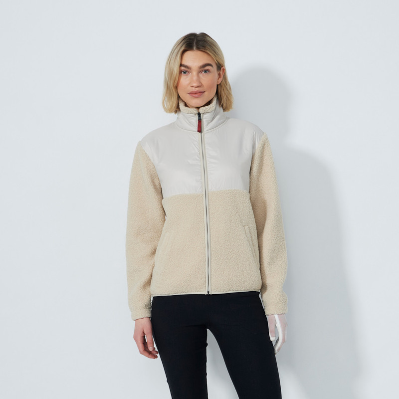 Daily Sports Teddy Fleece Beige Jacket