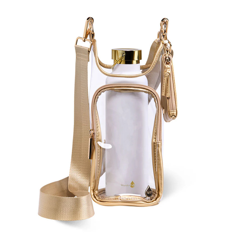 Wanderfull Clear Stadium HydroBag® with Strap & Matching Pouch Wanderfull Clear Stadium HydroBag® with Strap & Matching Pouch
