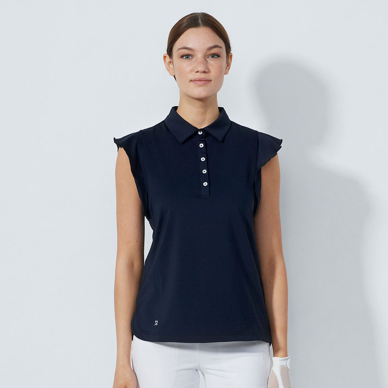 Daily Sports Luxe Frill Sleeveless Polo