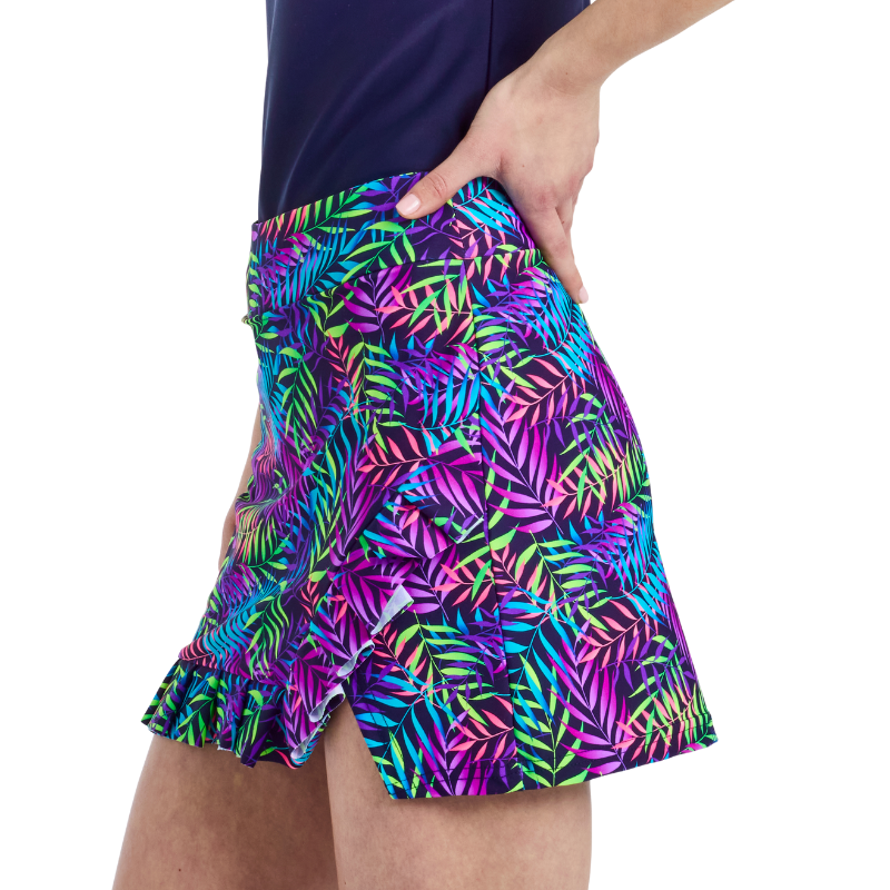 TzuTzu x MF Savannah Midnight Breeze Pleat Skort