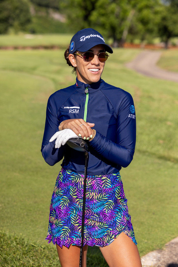 TzuTzu x MF Savannah Midnight Breeze Pleat Skort