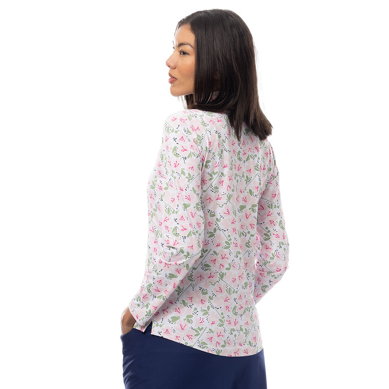 SanSoleil  Puttercup SolairCool Long Sleeve Mock