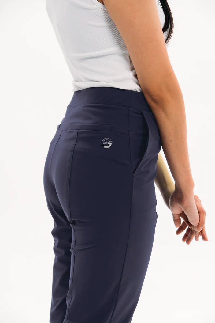 Foray Core Stretch Woven 27" Navy Ankle Pant