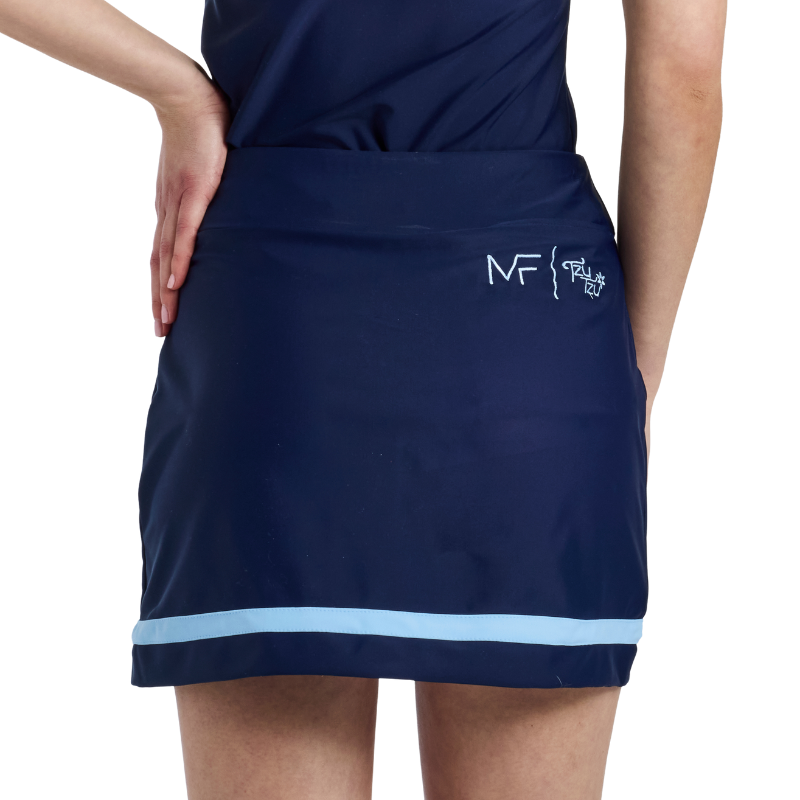 TzuTzu x MF Bailey Navy/Frozen Skort