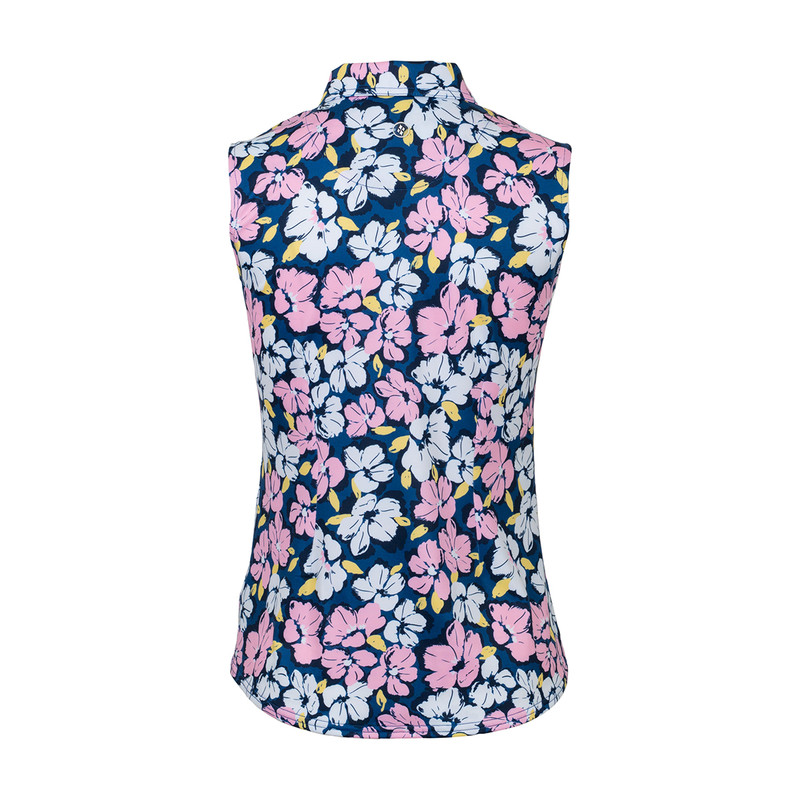 JoFit Sea Of Flowers Sleeveless Golf Polo