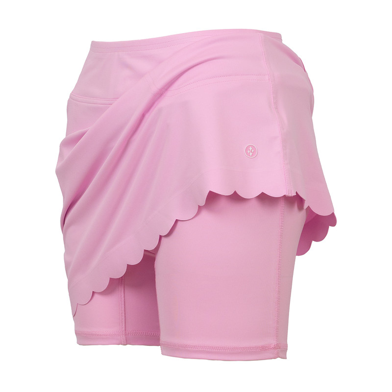 JoFit Bloom Pink Scallop Skort