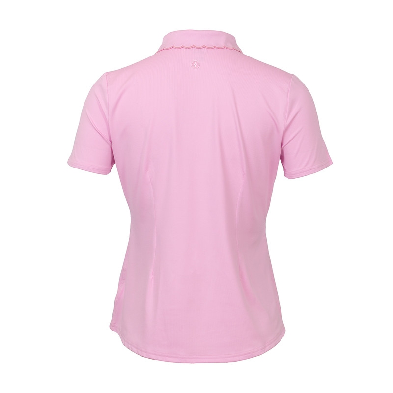 JoFit Blossom Pink Mindy Short Sleeve UV Polo