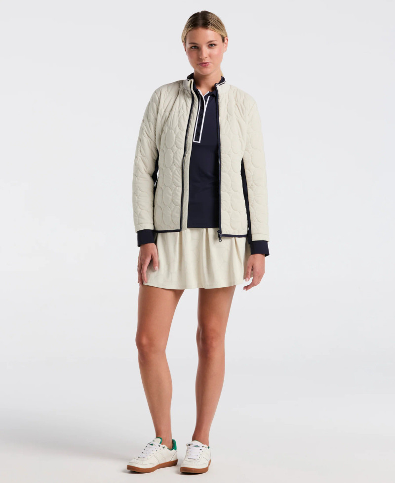 Original Penguin Quilted Tipped Collar Puffer Jacket