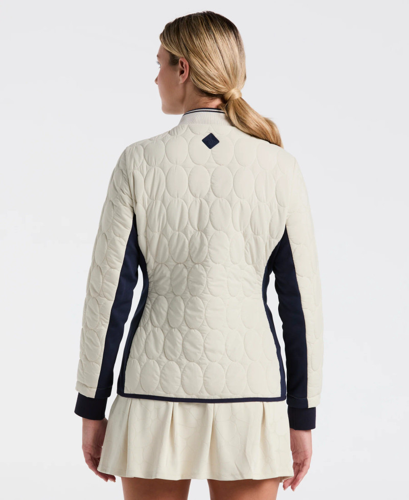 Original Penguin Quilted Tipped Collar Puffer Jacket