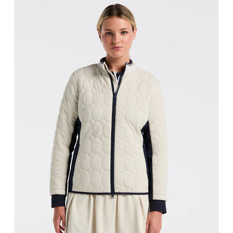 Original Penguin Quilted Tipped Collar Puffer Jacket