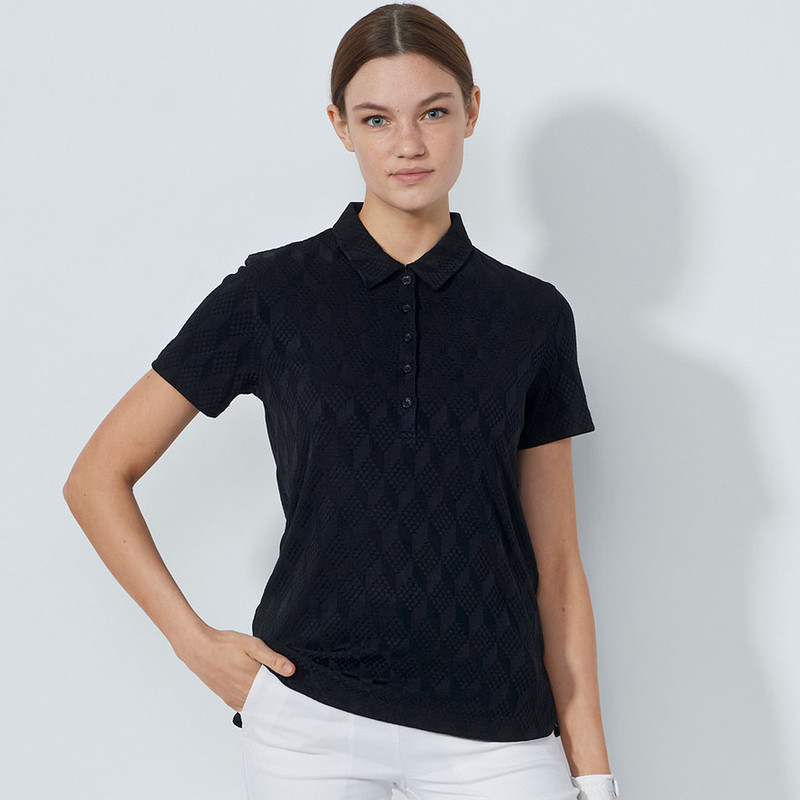 Daily Sports Graphic Jacquard Short Sleeve Golf Polo