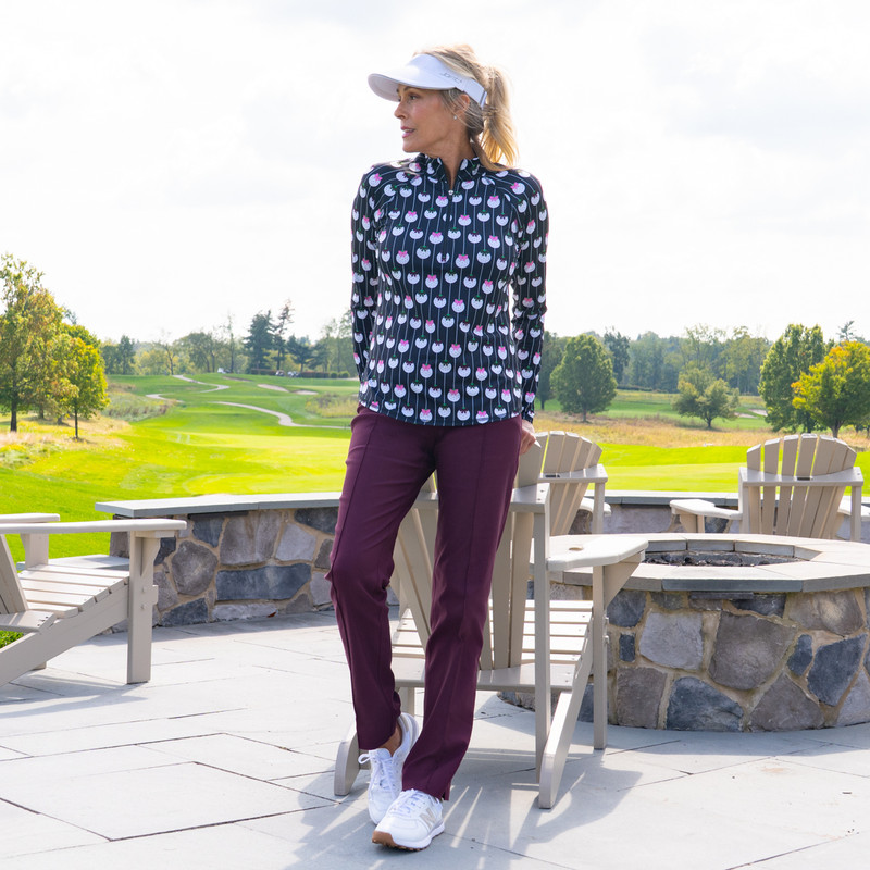 JoFit Slimmer 31' Wine Pant