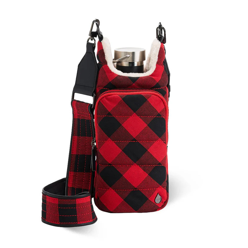 Wanderfull Red Buffalo Plaid With Sherpa HydroBag®- Limited Edition