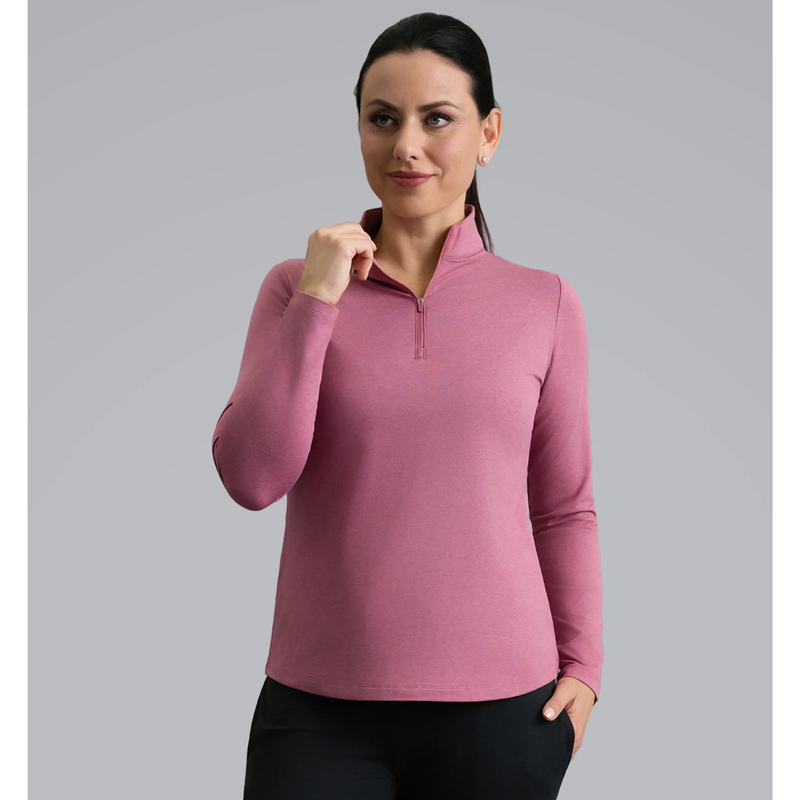 IBKUL IBKomfortable Long Sleeve Mock Neck Top