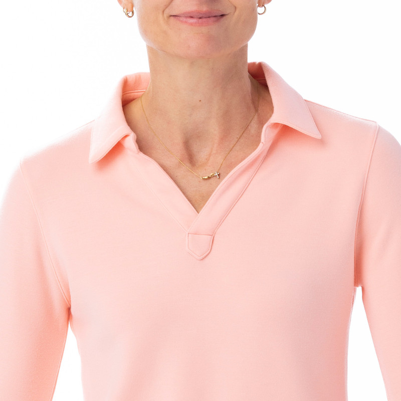 BelynKey Bliss Knit LS Polo