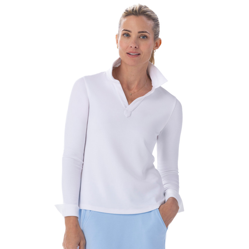 BelynKey Bliss Knit LS Polo