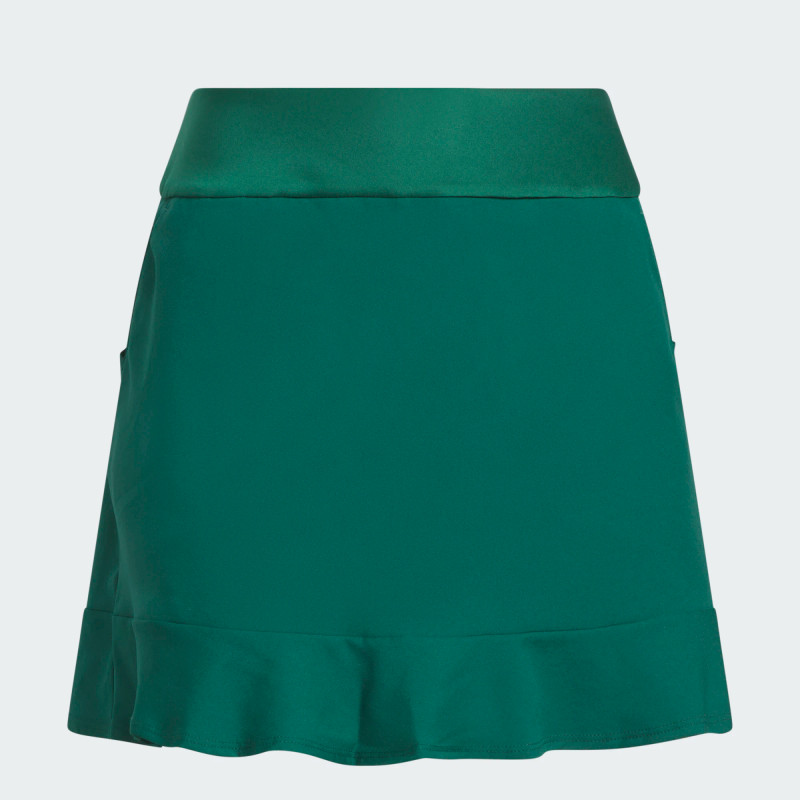 Adidas Ultimate365 Green Frilled 17" Golf Skort
