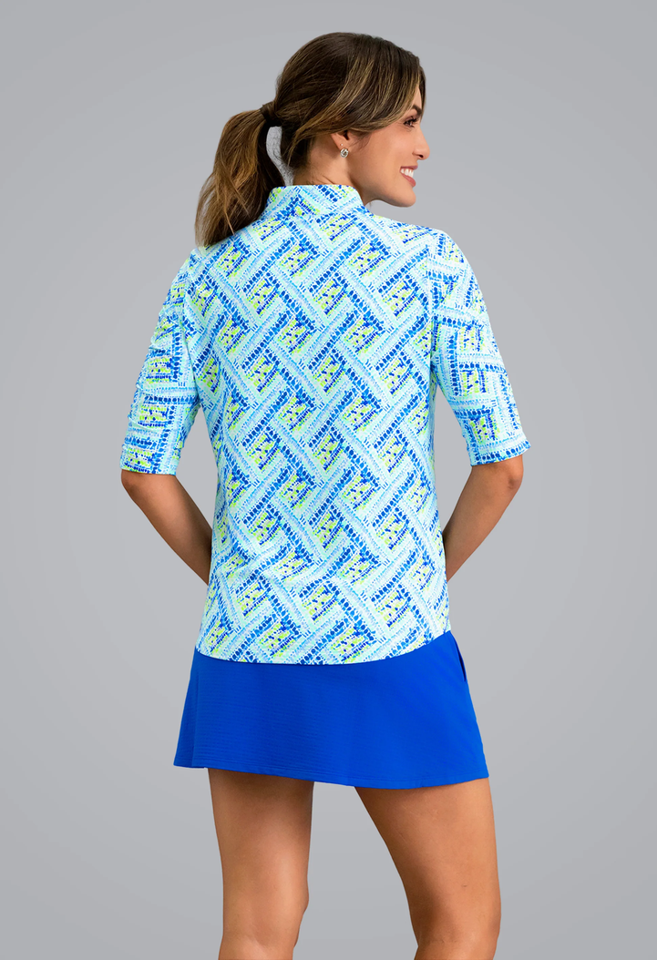 IBKUL Nina Mandarin Half Sleeve Mock