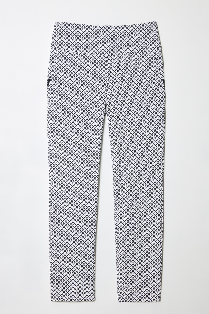 Swing Control Airspun Navy Shields Ankle Pant