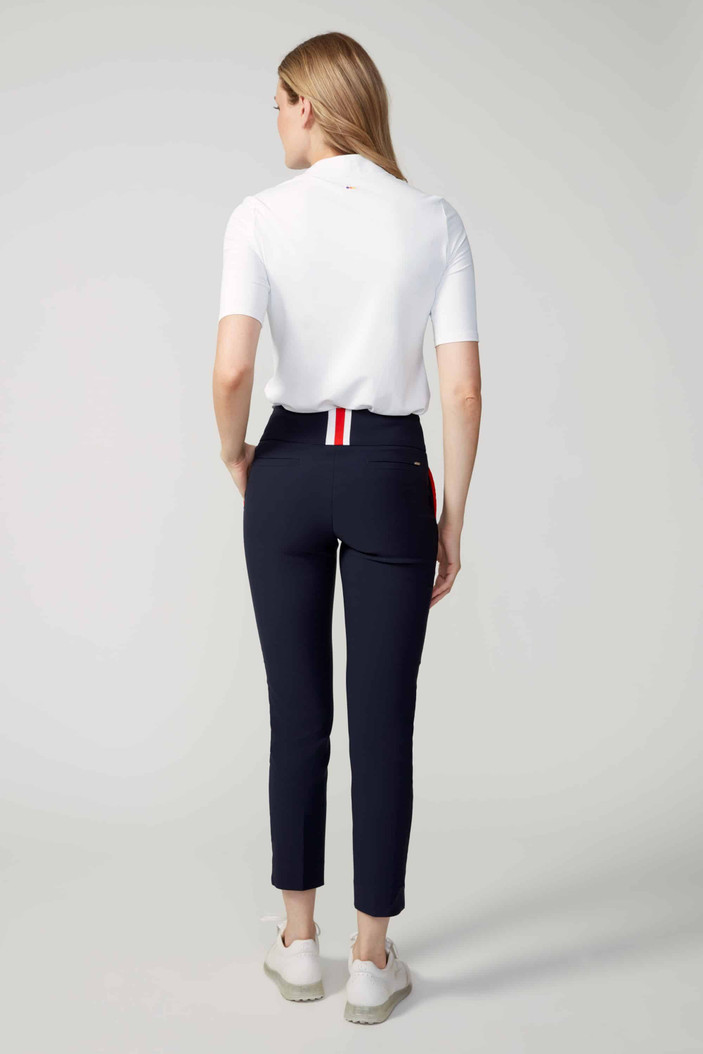Swing Control Techno Contrast Back Stripe Ankle Pant