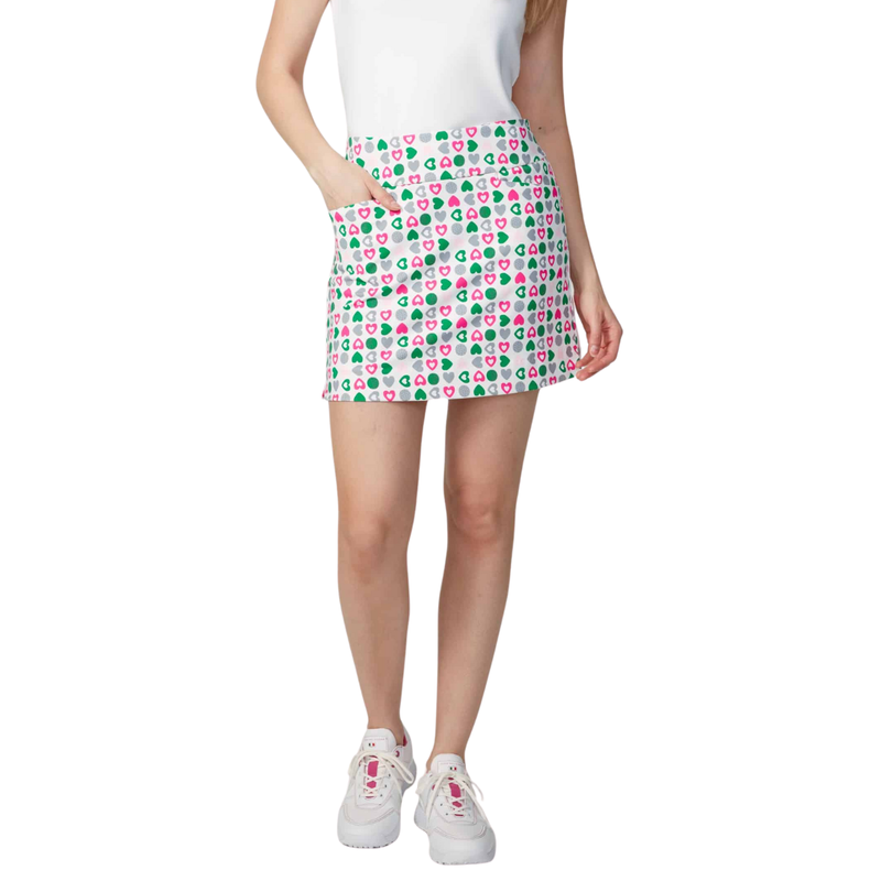 Swing Control Airspun Hearts 16" Skort