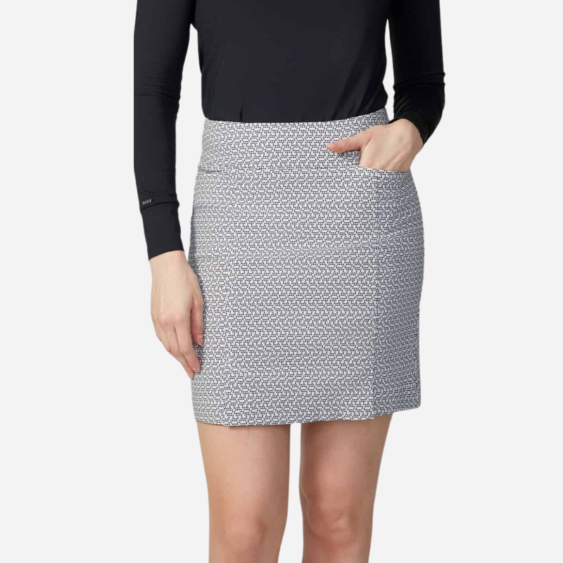 Swing Control Techno Black Hounds Double Front 16" Golf Skort [2026]