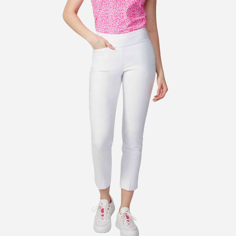 Swing Control Techno Jacquard 28" Ankle Pant