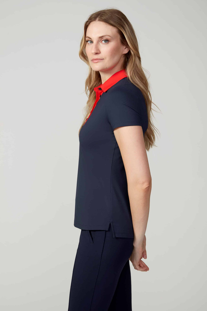 Swing Control Contrast Short Sleeve Velocity Polo