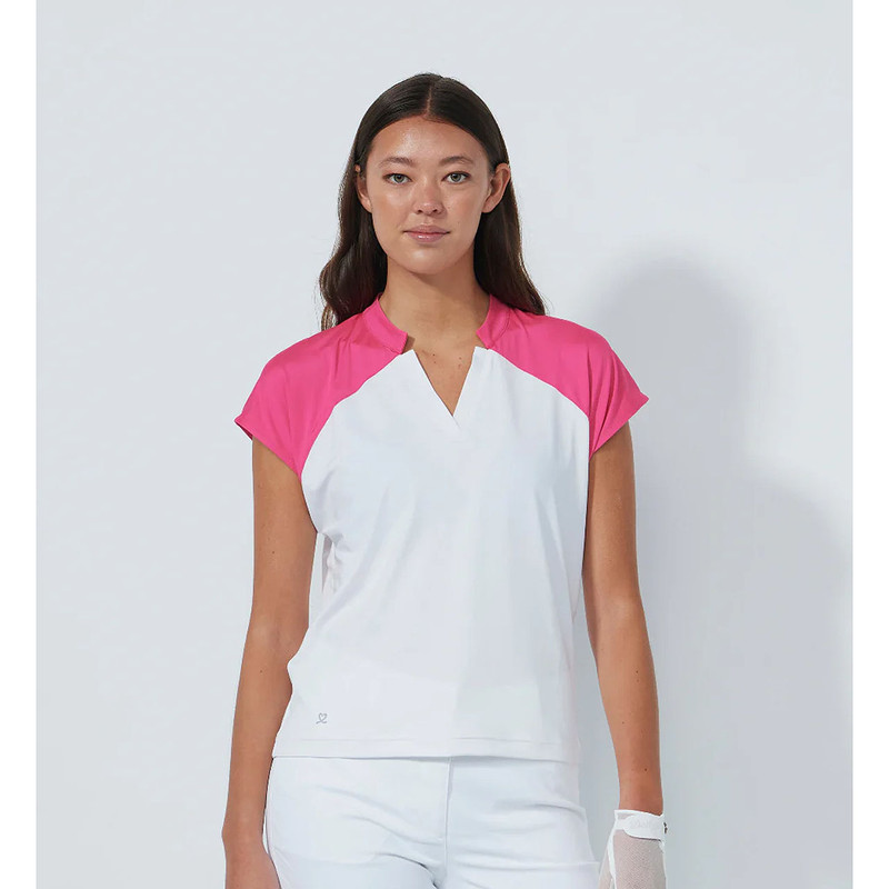 Daily Sports V-Neck Cap Sleeve Top [PS26]