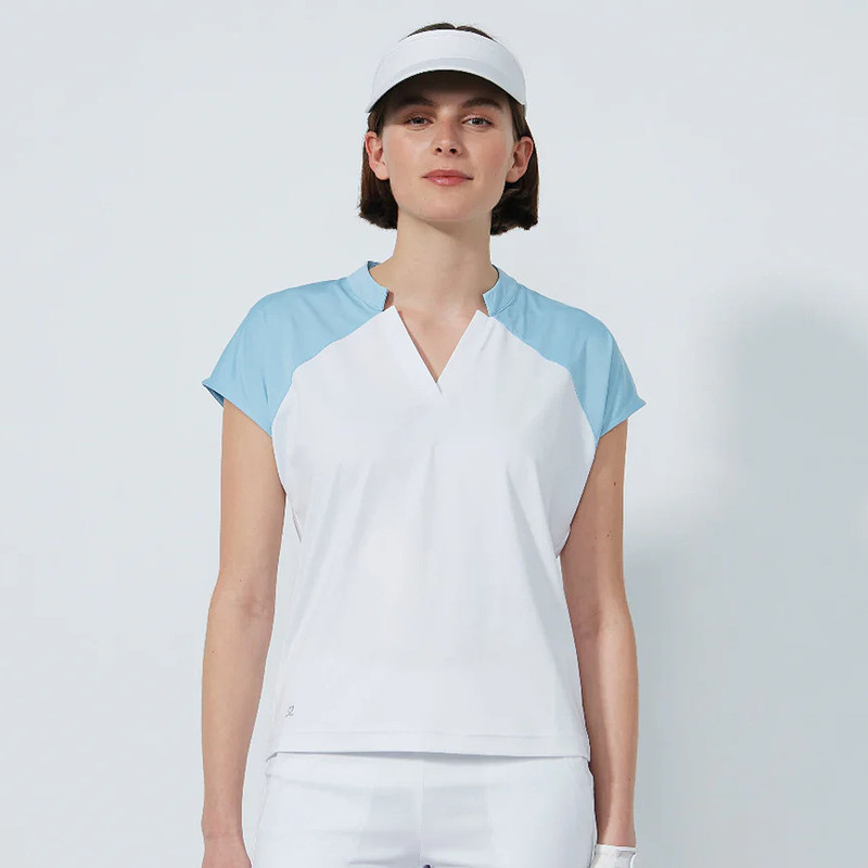 Daily Sports V-Neck Cap Sleeve Top [PS26]
