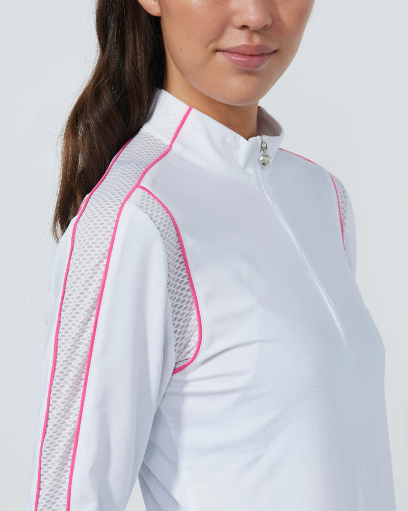 Daily Sports Mesh Insert Long Sleeve Mock [PS26]