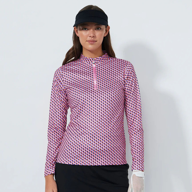 Daily Sports Pop Geo Long Sleeve Mock [PS26]