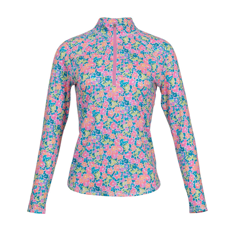 Ethereal Blooms Long Sleeve UV Mock