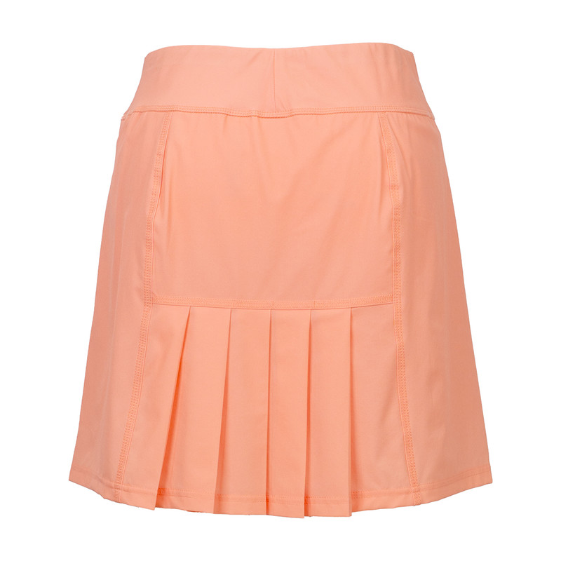 JoFit Creamsicle Orange Dash 16" Pleat Skort [S26]