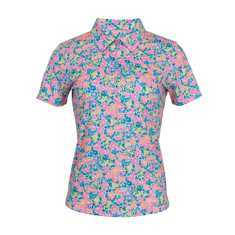 JoFit Ethereal Blooms Short Sleeve Polo [S26]